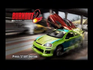 Burnout 2 - Point of Impact (Japan) screen shot title